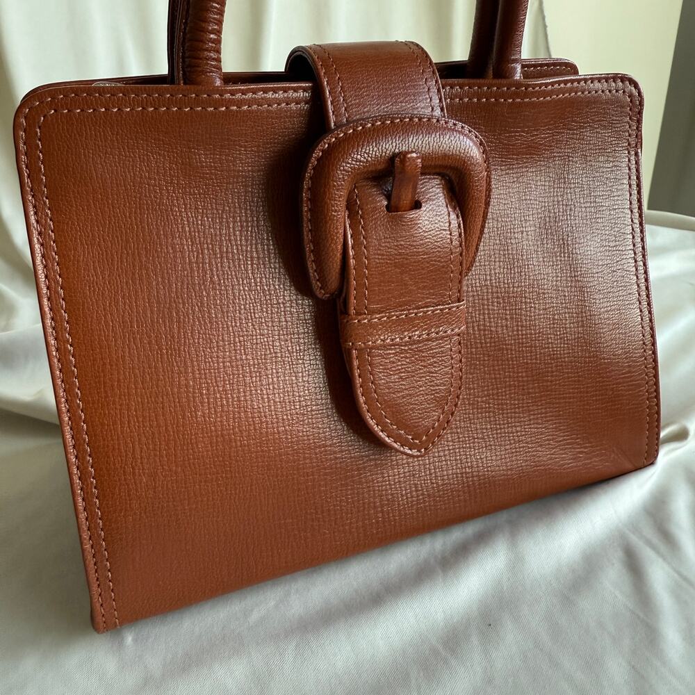 Vintage Jean Paul Gaultier Maroon Leather Top Handle Bag - Mid to Late 90s - Picture 3 of 16